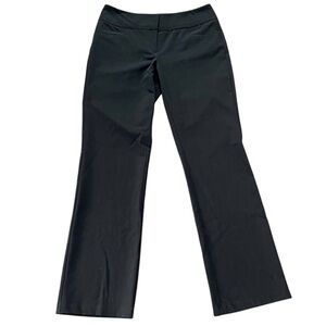 Y2K Low Rise Flare Dress Pants Office Siren Black Trousers One Design Size 10